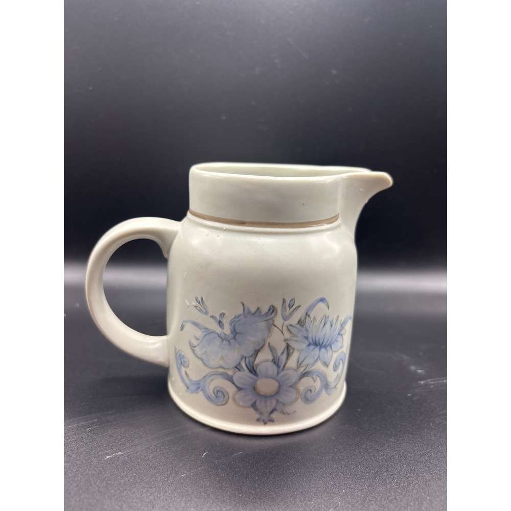 Royal Doulton Lambeth Stoneware Inspiration LS1016 Creamer Pitcher Blue Floral